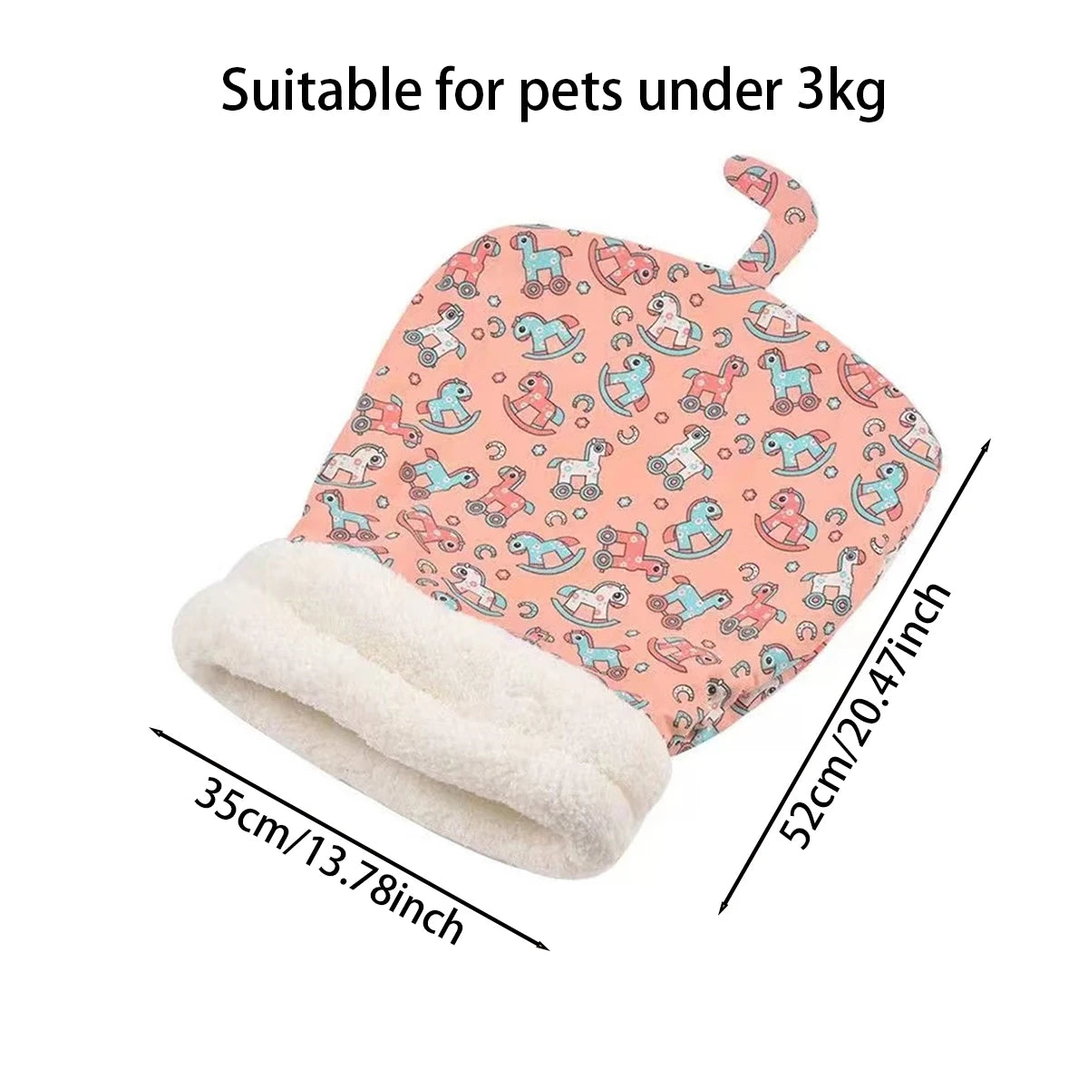 Warming Plush Cat Snuggle Sack