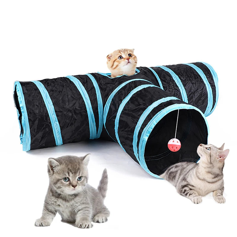 Crinkle Play Tunnel for Cats