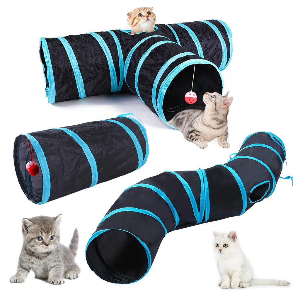 Crinkle Play Tunnel for Cats