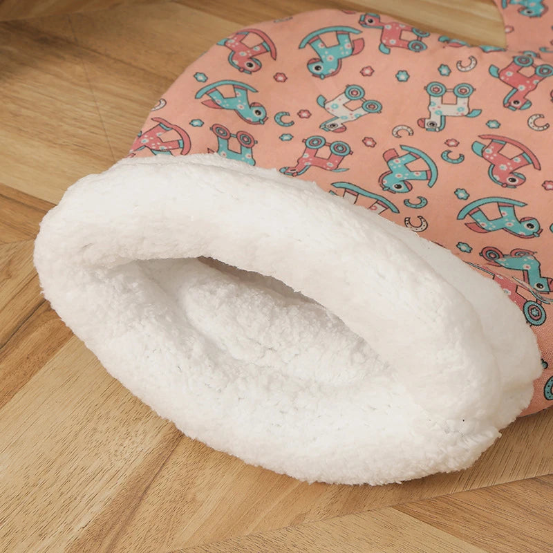 Warming Plush Cat Snuggle Sack