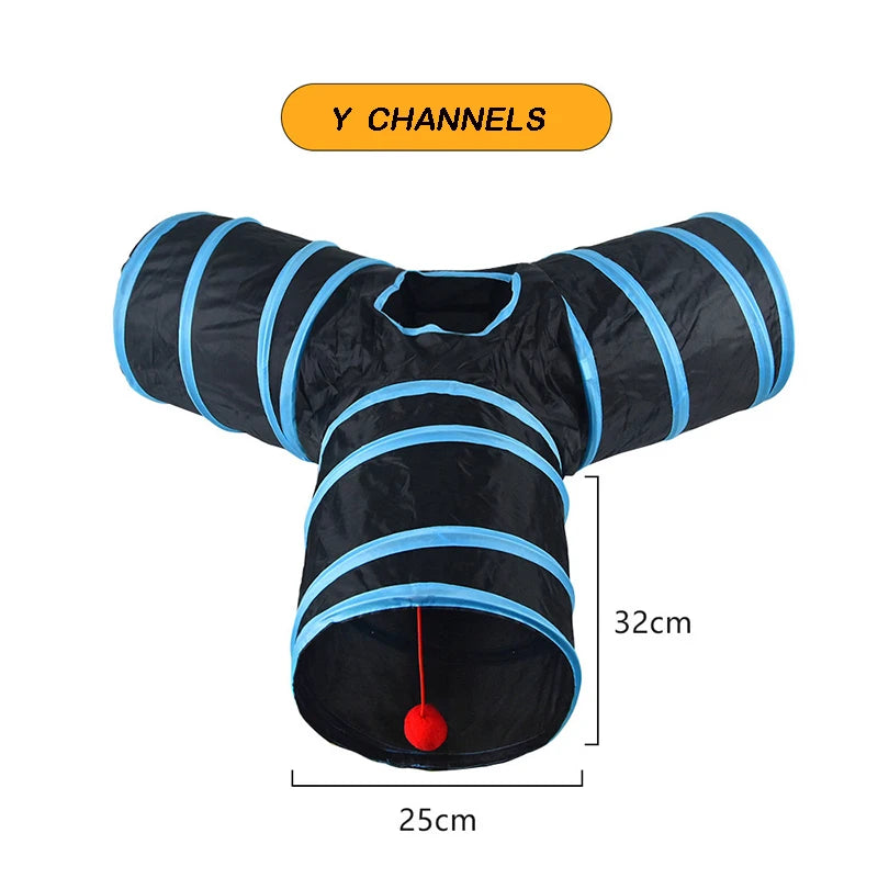Crinkle Play Tunnel for Cats