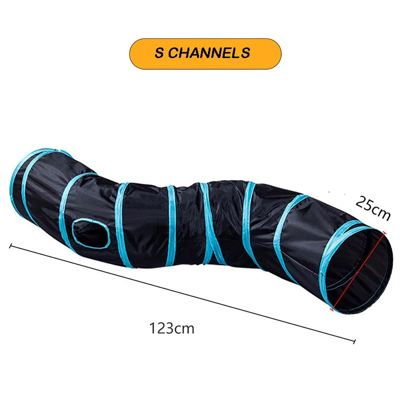 Crinkle Play Tunnel for Cats