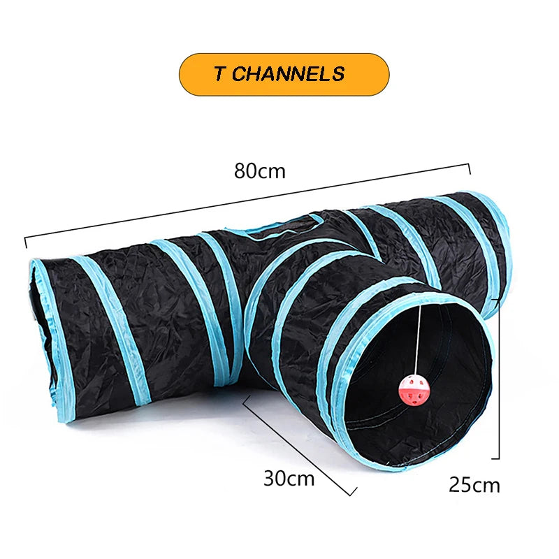 Crinkle Play Tunnel for Cats